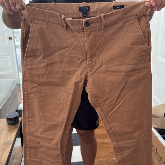 J. Crew Men's Flex Chinos  W31 x L30 - Brown - Picture 6 of 6